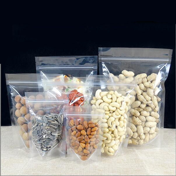 CLEAR STAND UP ziplock bags
